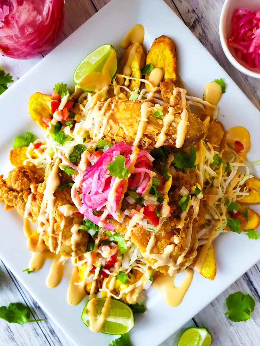 Pollo con tajadas